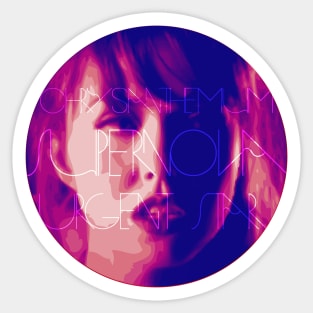 Anita Chrysanthemum Supernova Tribute Sticker